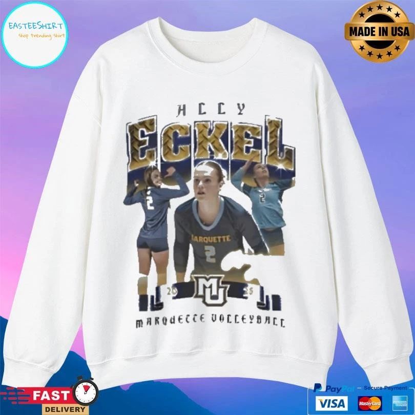 Allyson Eckel Marquette Volleyball Signature T-shirts