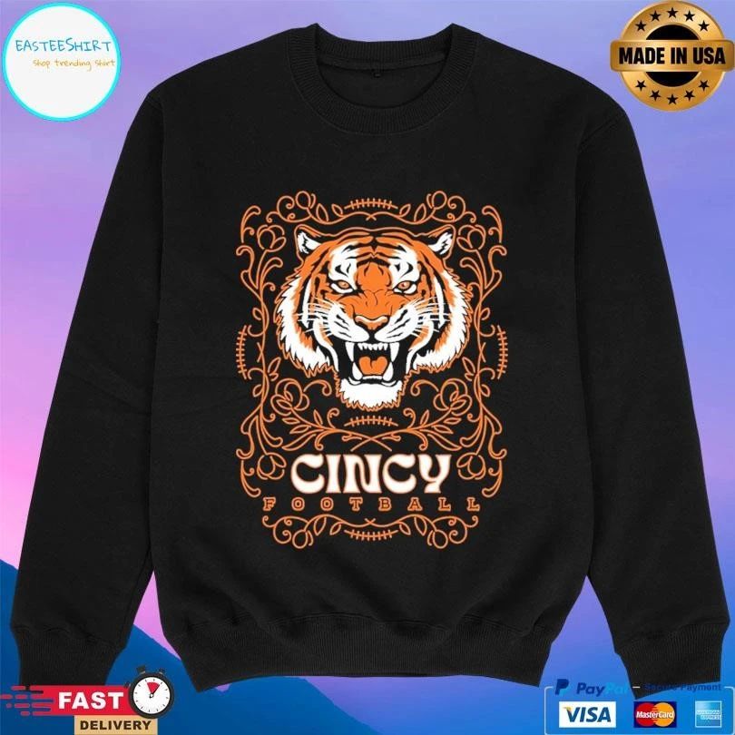 Cincy Football Tiger Pinstripe T-shirts