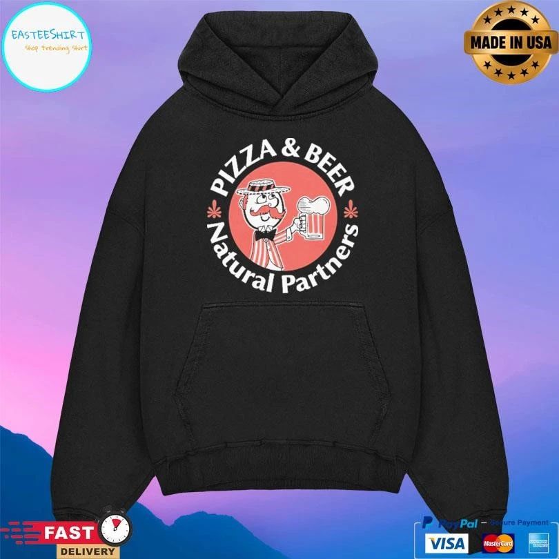 Pizza And Beer Natural Partners T-shirts