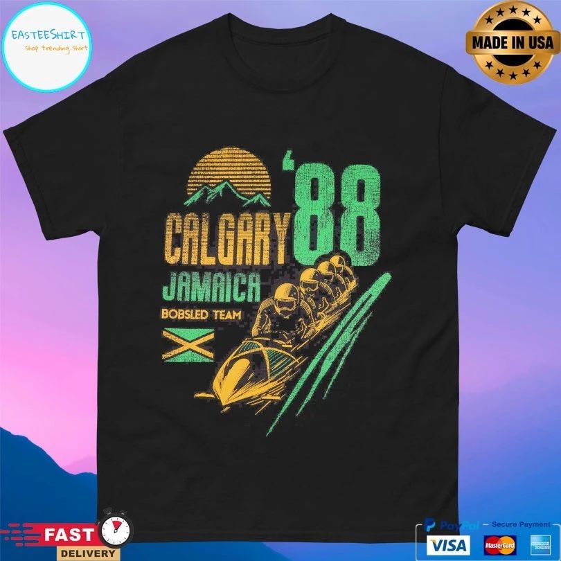 Calgary 88 Jamaican Bobsled Team T-shirt