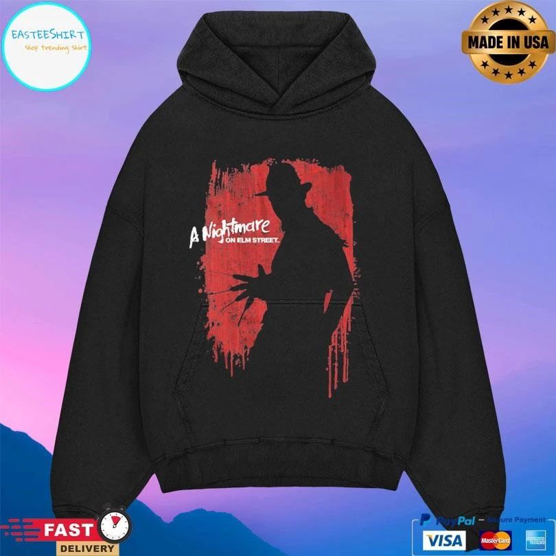 Freddy Krueger Silhouette A Nightmare On Elm Street T-shirts