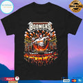 Schaumburg Boomers Baseball Flaming Batter Graphic T-shirt