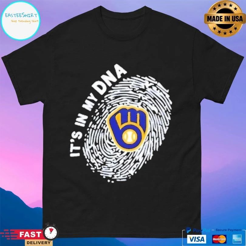 Milwaukee Brewers In My Dna 2025 Mlb T-shirts