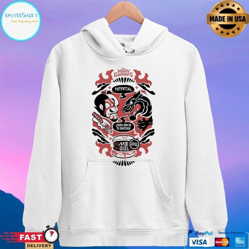 Too Many Gamers Potential Laugh And Go To Santiago T-shirts