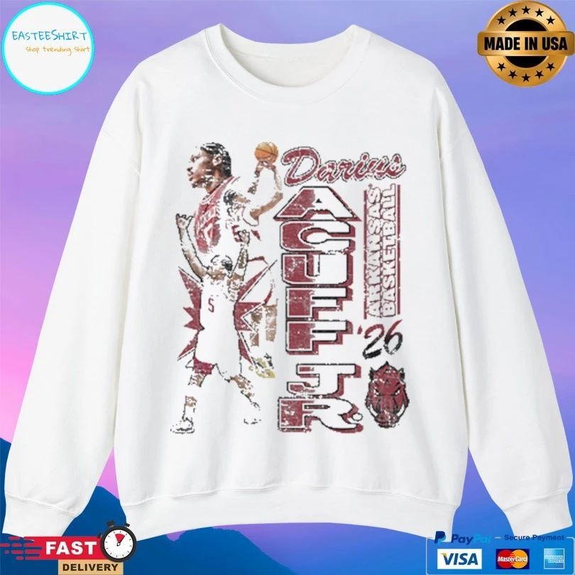 Darius Acuff Jr Arkansas Razorbacks Men’s Basketball 2026 T-shirt
