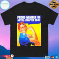 Girl Strong Proud Member Of Antifa Chapter 8647 T-shirts