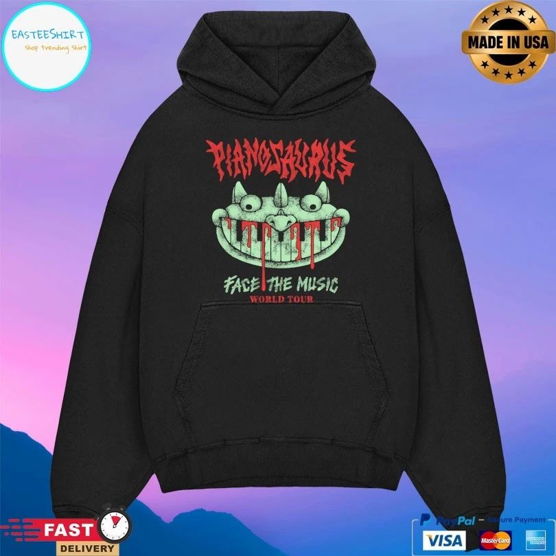 Pianosaurus Face The Music World Tour T-shirts
