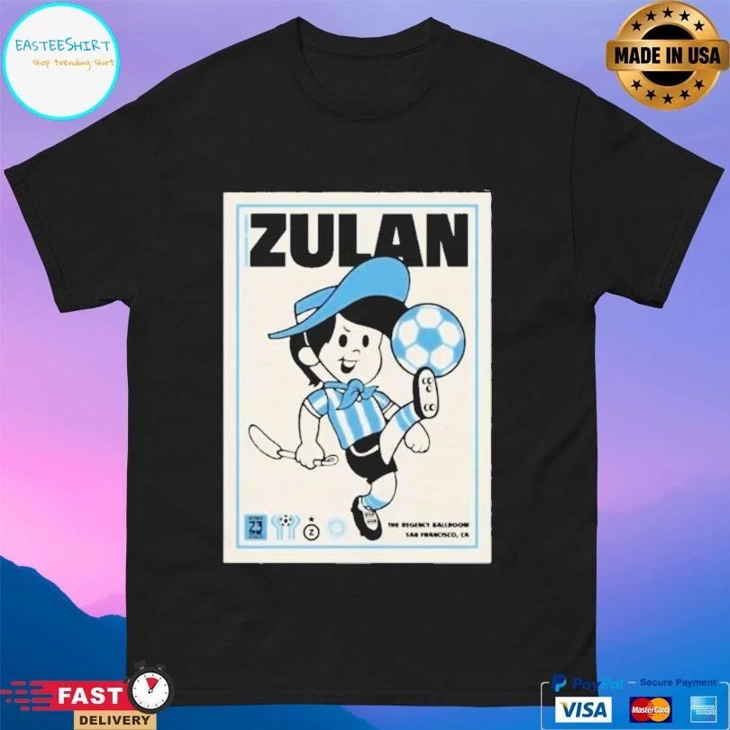 Zulan October 23 2025 The Regency Ballroom San Francisco Ca T-shirts