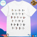 Z-A Movie Characters Alphabet T-shirts