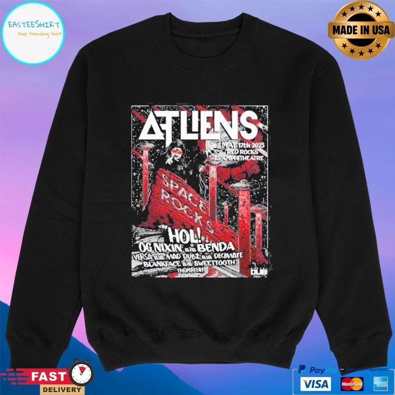 ATLiens May 17th 2025 Red Rocks Amphitheatre T-shirts