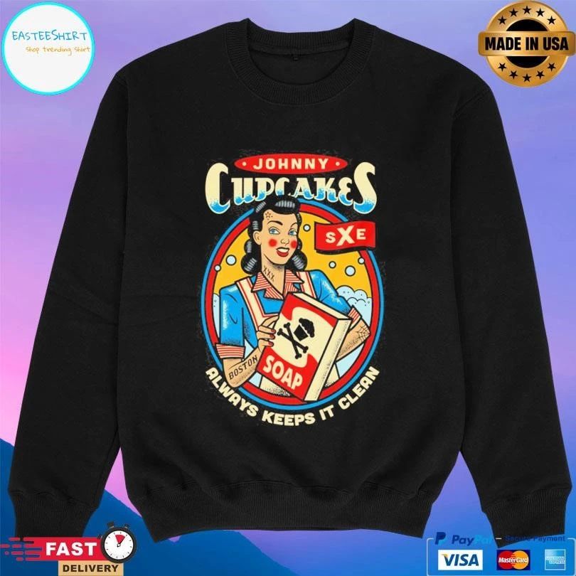 Johnny Cupcakes Always Keeps It Clean T-shirts