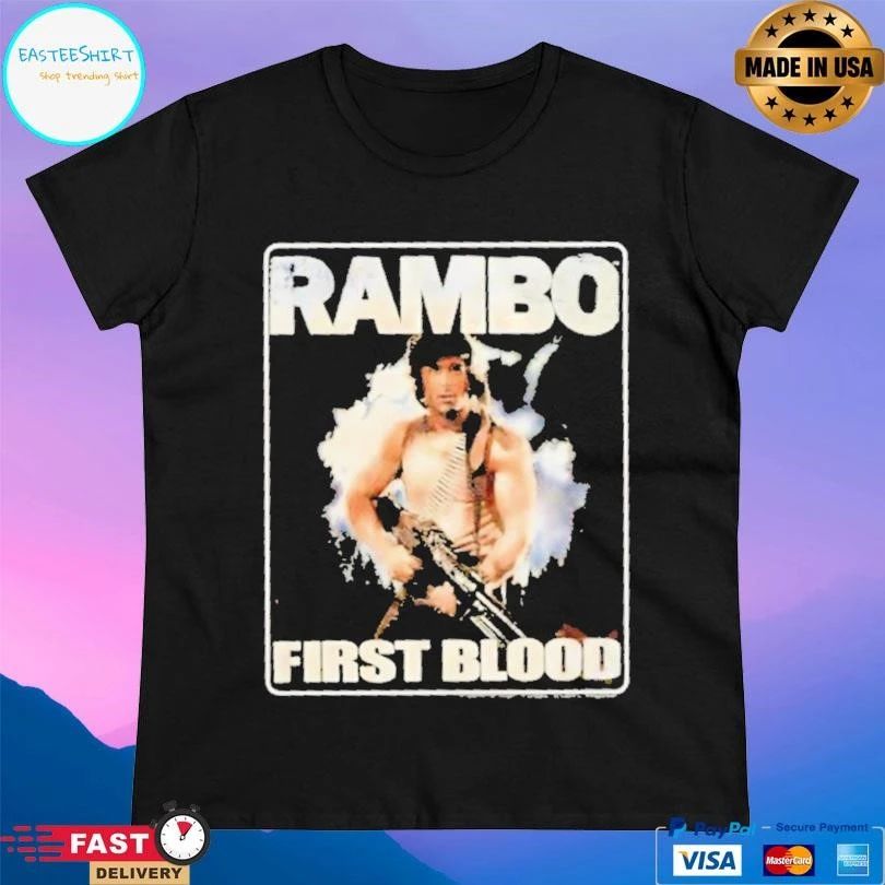 First Blood John Rambo 1982 Film T-shirts