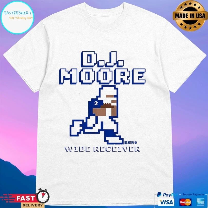 DJ Moore Wide Receiver Retro Baller T-shirts