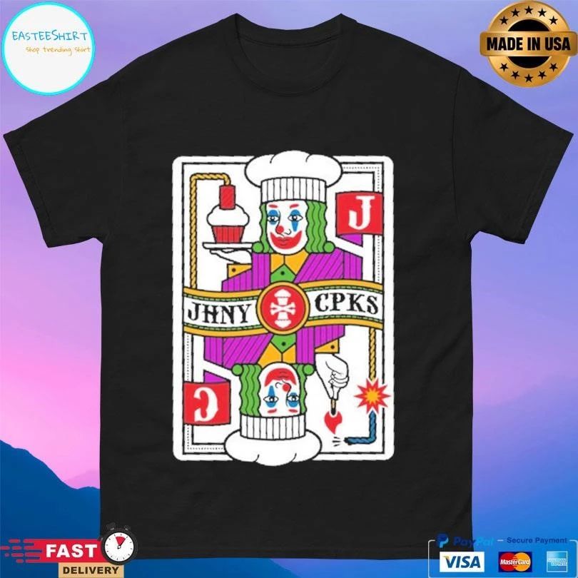 Prankster Playing Johnny Cupcakes Card T-shirts