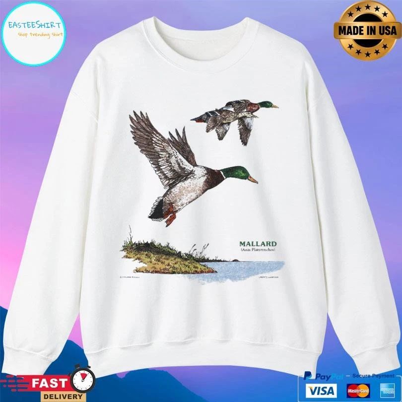 Mallard Duck Adult Ash T-shirts