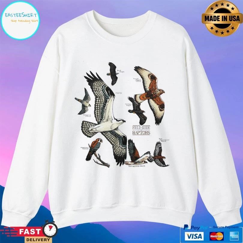 Field Guide To Raptors Adult T-shirts