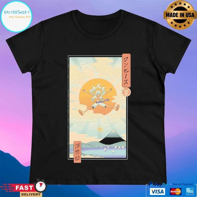 Luffy Gear 5 Pirates Ukiyo-e T-shirts