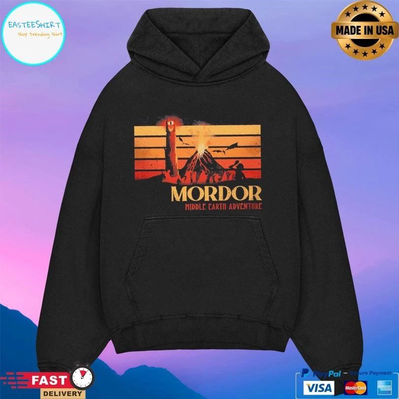 Retro Mordor Middle Earth Adventure T-shirts