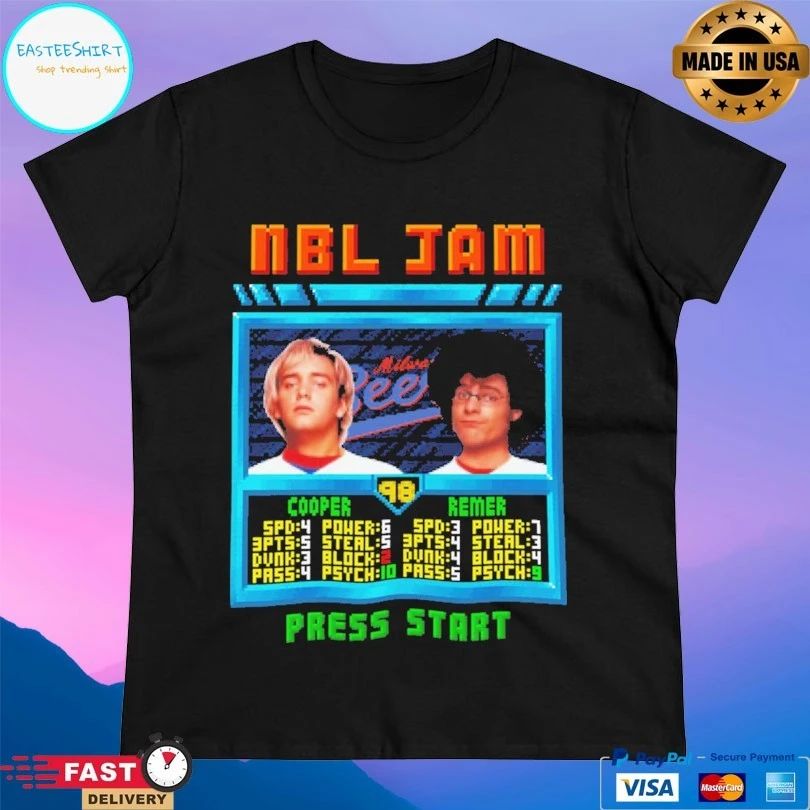 NBL JAM Cooper Vs Remer Press Start T-shirt