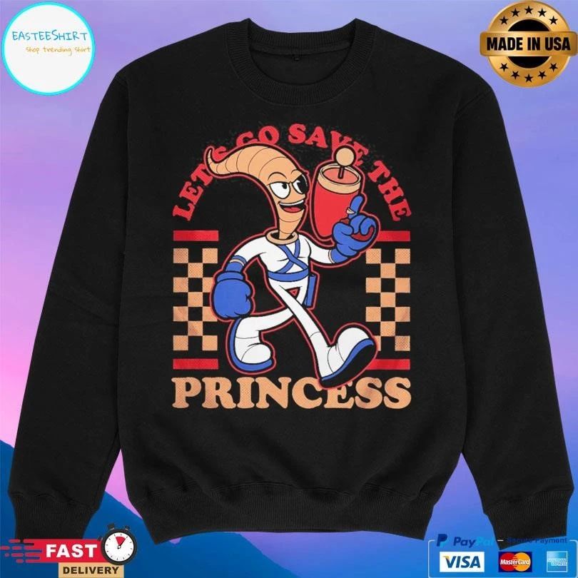 Let’s Go Save The Princess T-shirts