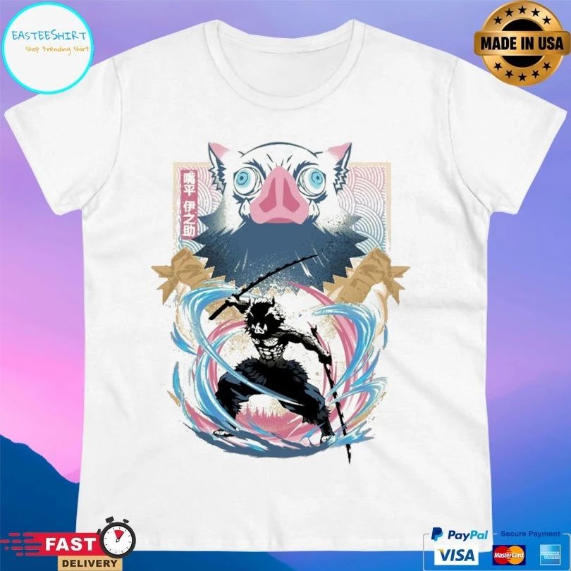 Inosuke Hashibira Wild Blade Boar T-shirts