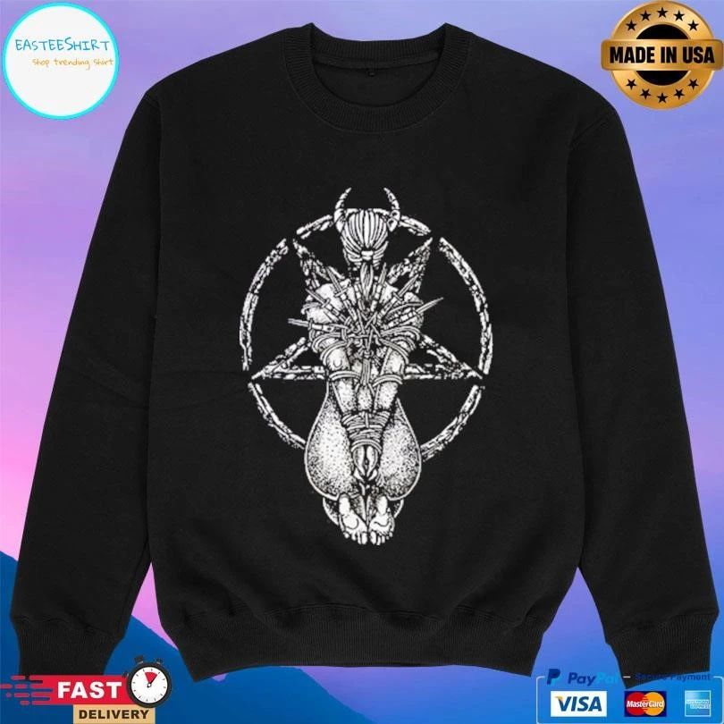 Goat Skull Pentagram Occult T-shirts