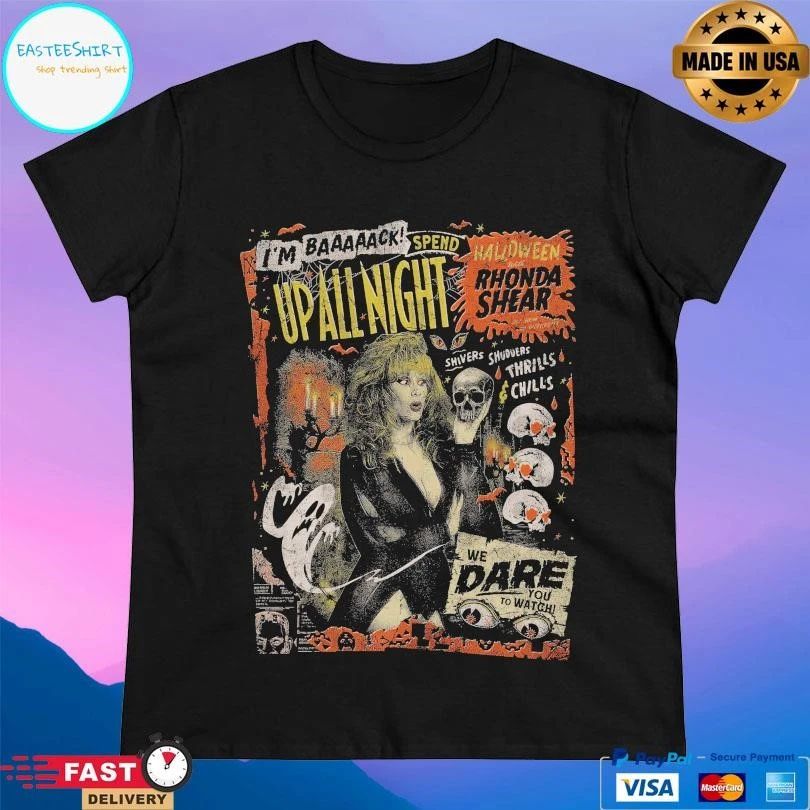 Up All Night Halloween Womens We Dare You To Watch Halloween 2025 T-shirts