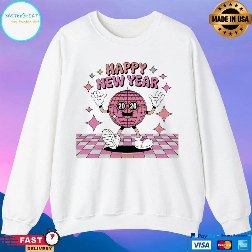 Happy New Year 2026 Disco T-shirts