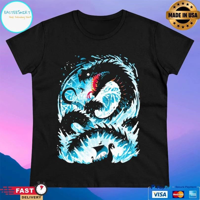 Jörmungandr The World Serpent T-shirts
