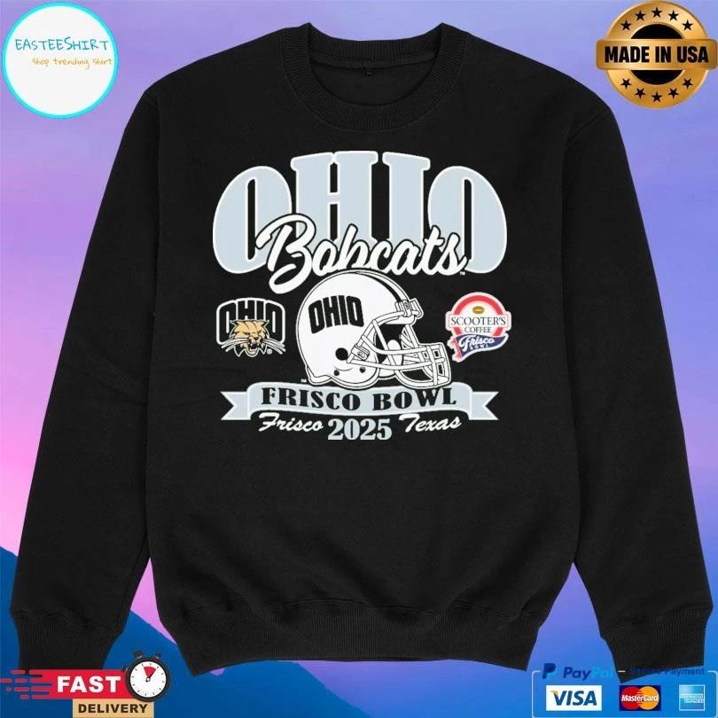 Ohio Bobcats Football 2025 Frisco Bowl Frisco Texas 2025 T-shirts