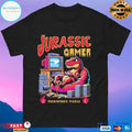 Jurassic Gamer Prehistoric Pixels Dinosaur T-shirts