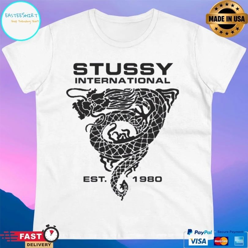 Stussy International Dragon Est 1980 T-shirt