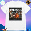 Team Punch Monkey Cool Monkey With Iced Coffee Retro City Night Vibes Est 2026 T-shirts