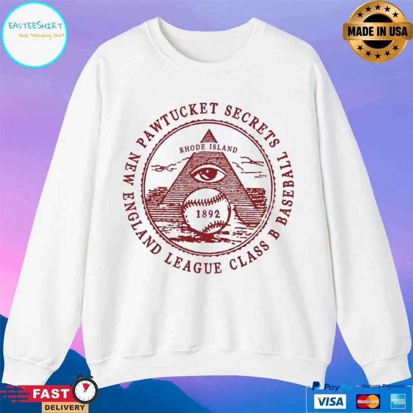 Pawtucket Secrets New England League Class B Baseball Rhode Island 1892 T-shirts