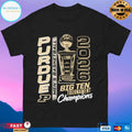 Purdue Boilermakers Men’s Basketball Big Ten Tournament Champions 2026 T-shirts