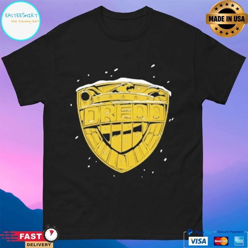 Judge Dredd Snow Badge Christmas Logo T-shirts