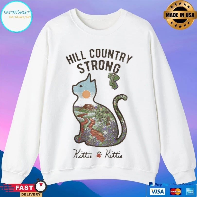 Hill Country Strong Kittie T-shirt
