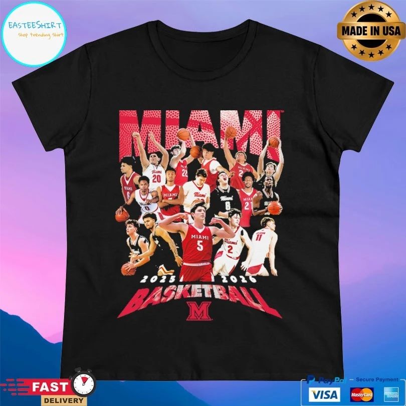 Miami Ohio Redhawks Men’s Basketball 2025-2026 T-shirt