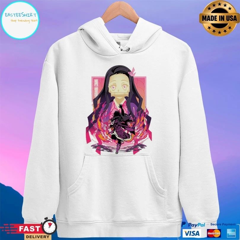 Nezuko Kamado Crimson Blood Art T-shirts