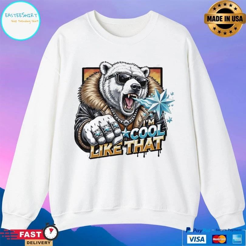 I’m Cool Like That Ice Bear Hip Hop Polar Bear T-shirts