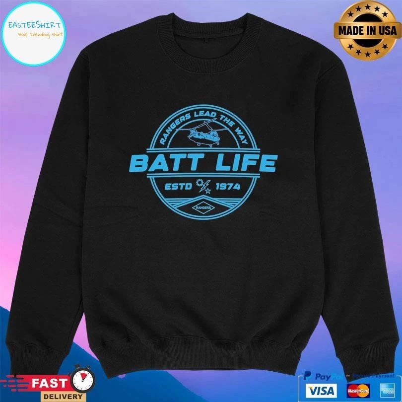 Batt Life Rangers Lead The Way Estd 1974 T-shirts