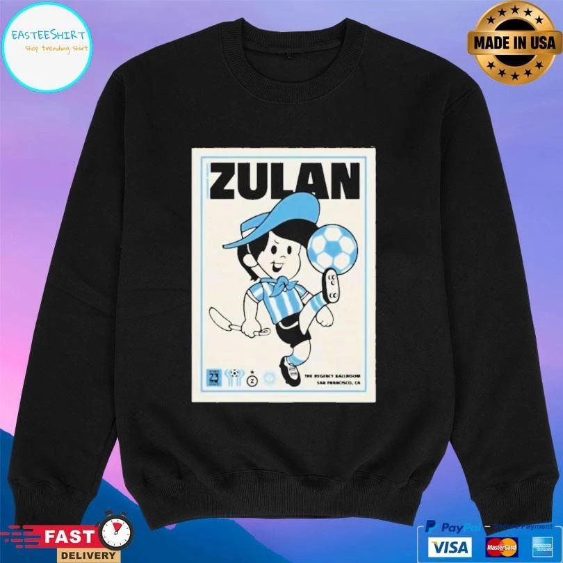 Zulan October 23 2025 The Regency Ballroom San Francisco Ca T-shirts