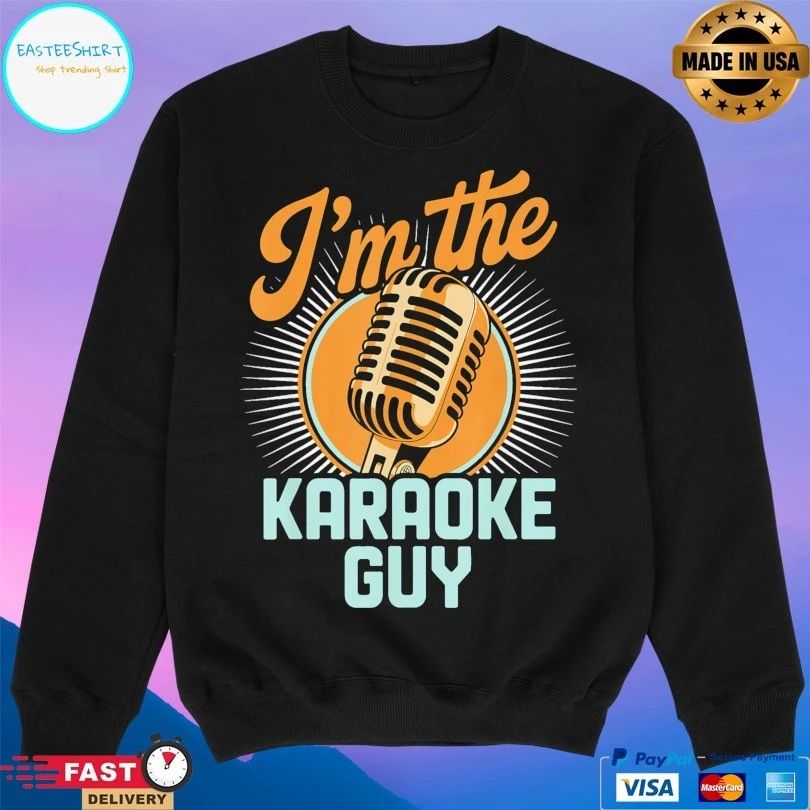 I’m The Karaoke Guy Retro Microphone T-shirt