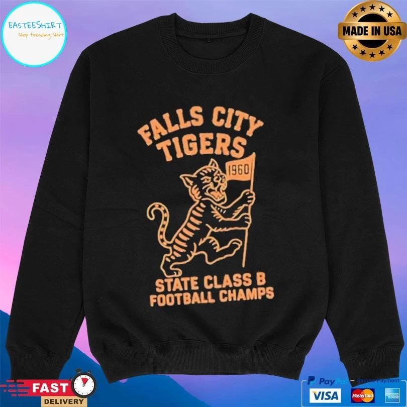 Falls City Tigers State Class B Football Champs 1960 Flag T-shirts