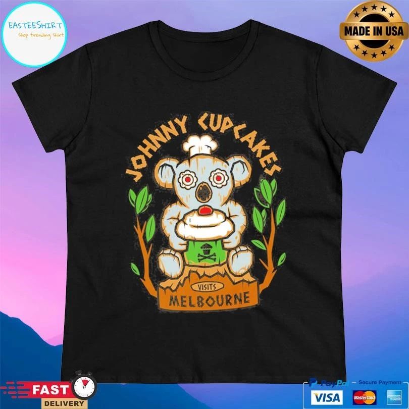 Koala Johnny Cupcakes Visits Melbourne T-shirts
