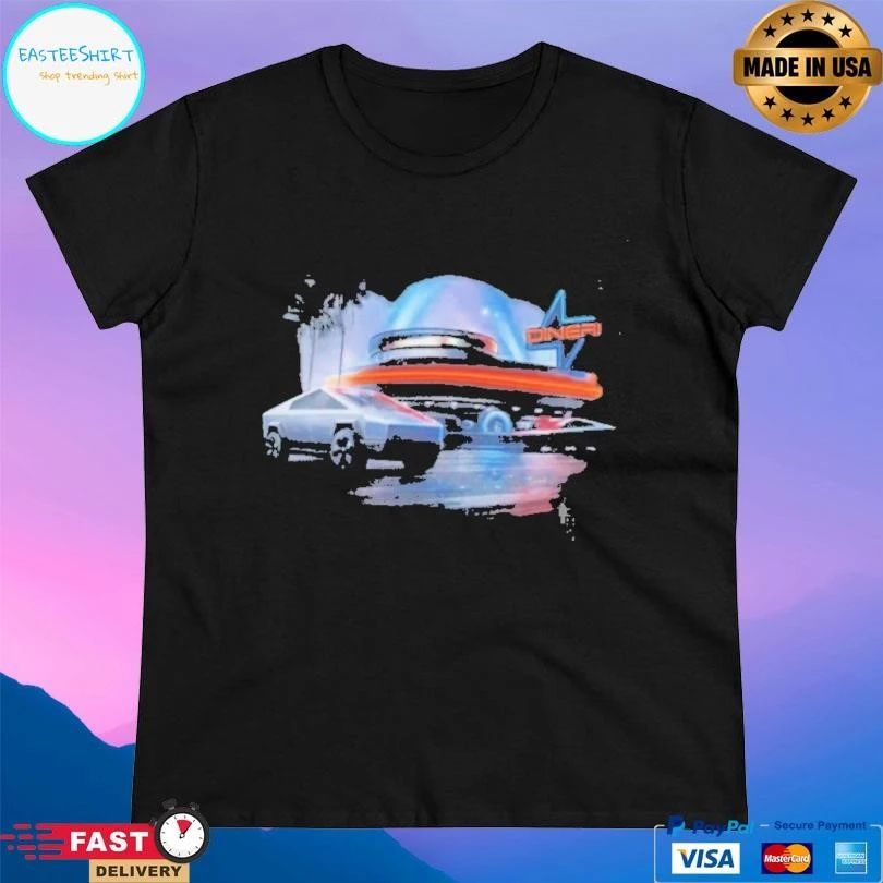Tesla Hollywood Retro Diner T-shirts