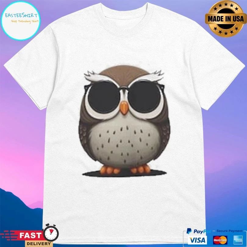 Owl With Sunglasses T-shirts