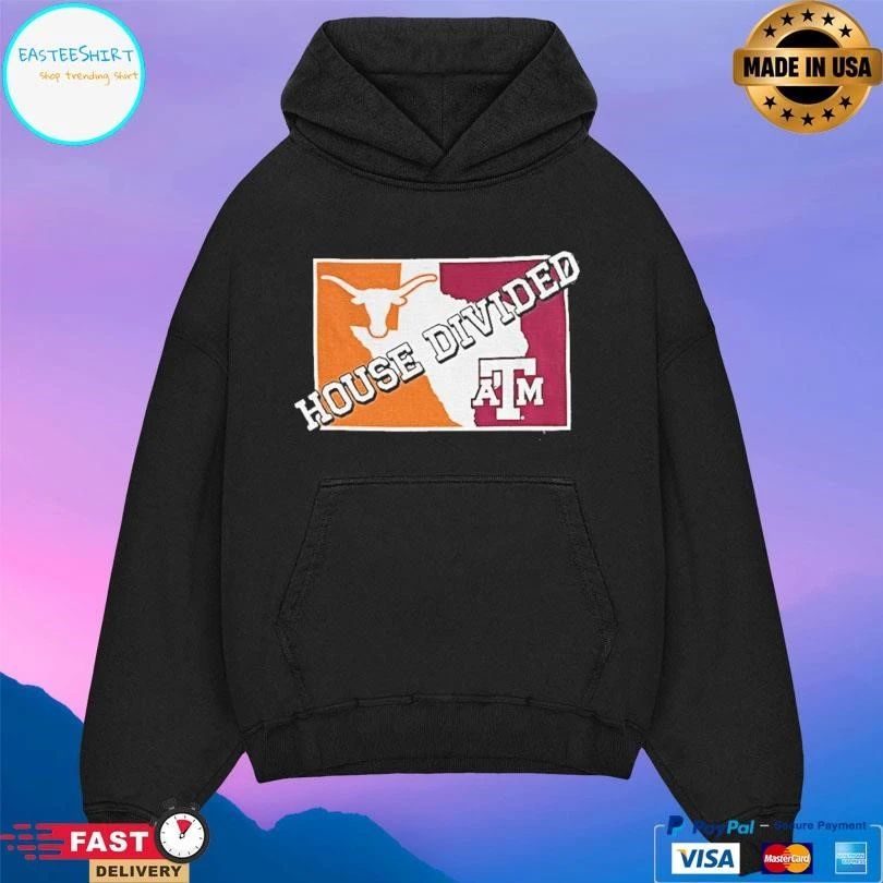 Texas Am Vs Texas Longhorns House Divided T-shirts