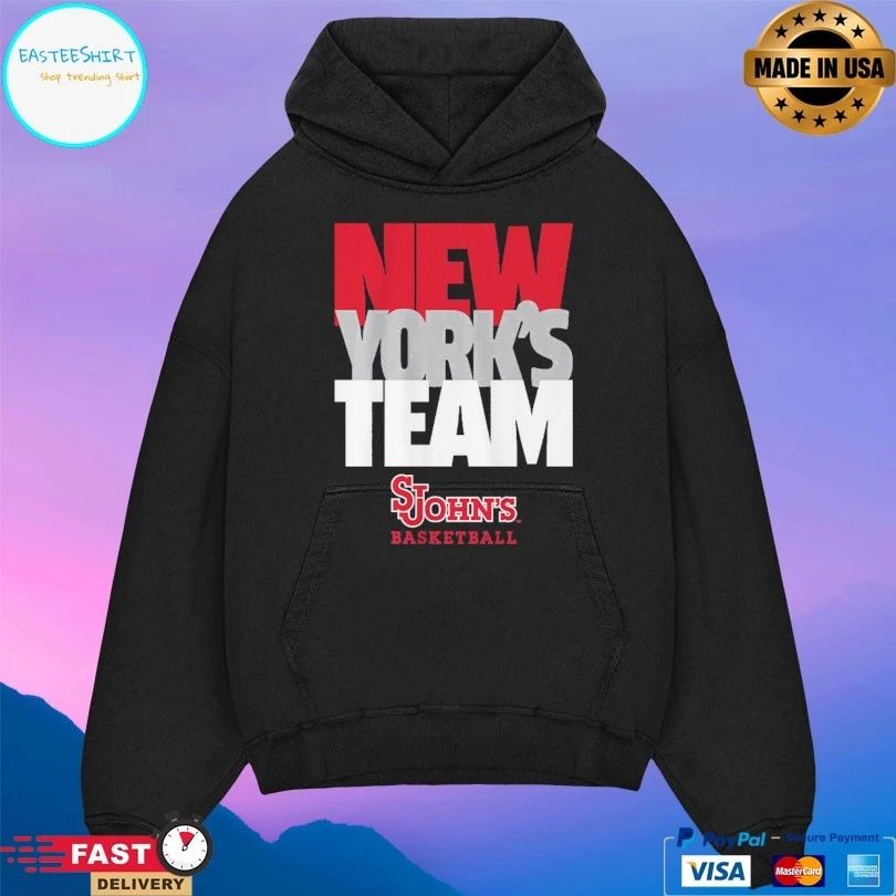 St John’s Red Storm Men’s Basketball New York’s Team Text Stack T-shirts