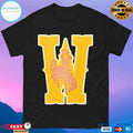 Wyoming Cowboys Wrestling Champion Brown Icon Logo T-shirts
